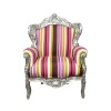 Monivärinen barokki tuoli - Deco huonekalut