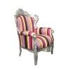 Multicolored baroque armchair - Art deco furniture