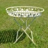 Wrought iron planter for plants, tables and garden furniture - 