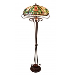 Velká stojací lampa Tiffany - řada Indiana