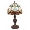 Tiffany bordslampa - serien Paris - H: 36 cm