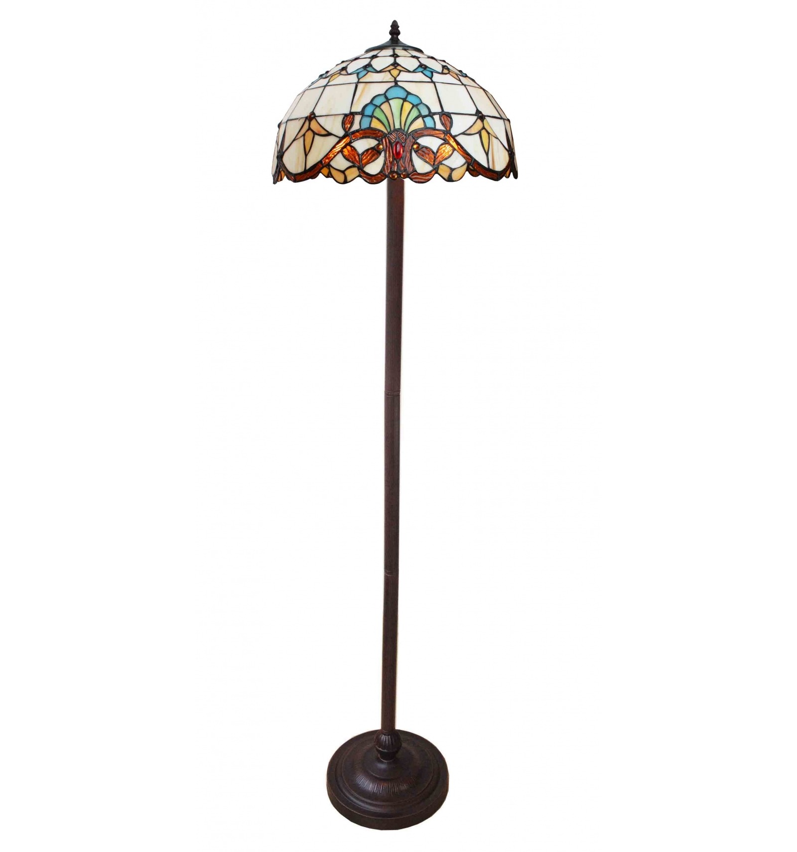 wasmiddel Feest vervormen Tiffany vloerlamp - Paris Serie - Tiffany Tafellampen