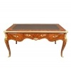 Louis XV desk in rosewood and gilded bronzes