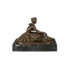 Socha v bronzu mladé zraněné tanečnice - sochařství