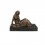 Statue en bronze - Une femme et son chat