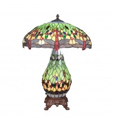 Lámpara de libélula Tiffany