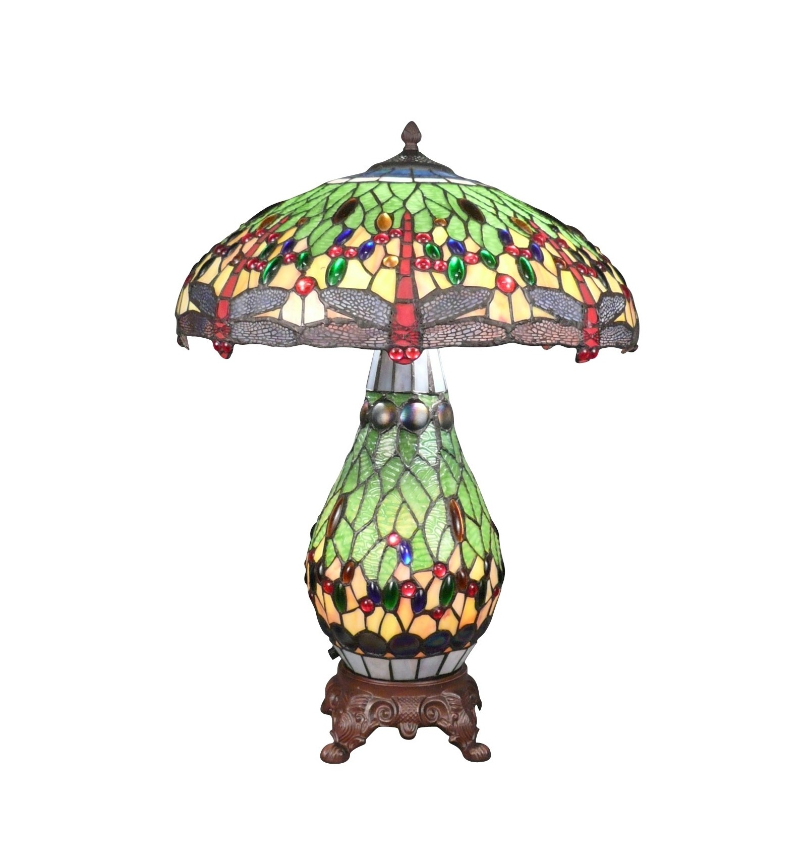 Lampe Tiffany libellule - Lampes avec un abat-jour Tiffany - Shop