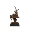 Estatua de bronce de una mujer desnuda - Alicia - 