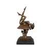Bronze statue of a naked woman - Alice - 