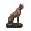 Bronzestatue - Der sitzende Panther