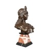 Диана бюст в бронзе - статуя