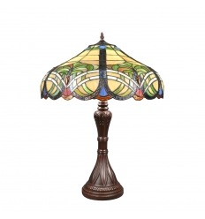 Barokní tiffany lampa