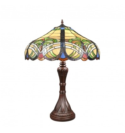 lampa Tiffany barokowa