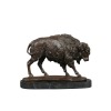 Bronzestatue - Der Bison - Tierskulptur - 