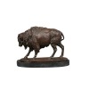 Estatua de bronce - El bisonte - Escultura animal - 