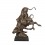 Bronzová socha Horský lev útoku býka
