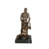 Bronz szobor egy férfi és egy nő - szobor