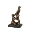 Bronzestatue einer Frau und eines Mannes - Skulptur