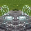 Wrought iron chair - The pair - Wrought iron garden furniture