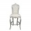 Baroque bar chair white Louis XV style