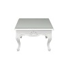 Table baroque basse blanche