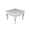 Table baroque basse blanche