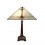 Lampe Tiffany de style Mission - H: 49 cm