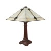 Lampa Tiffany w stylu Mission - lampy stołowe witrażowe tiffany