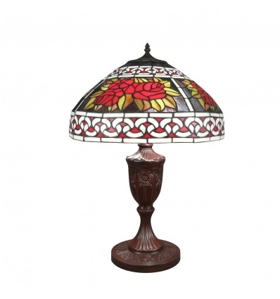 Tiffany lampa - H: 59 cm - Stolní lampa