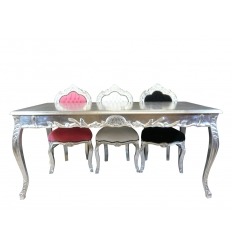 Stříbrný barokní stůl