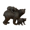 Statue en bronze - L'ours et ses petits - Sculpture en bronze - 