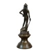 Estatua de bronce del David de Donatello - Escultura mitológica. - 