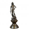 Brązowy posąg Dawida pracy Donatello - Rzeźba mitologicznej - 