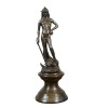 Daviden Donatello - mytologiska skulptur brons staty - 