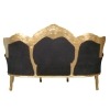 Barokki sohva musta ja kulta - barokkihuonekalut - 