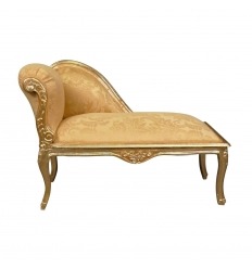 Goldene Louis XV-Chaiselongue