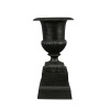  Medici cast iron vase on base - H: 46,5 cm - Medicis vase with base - 