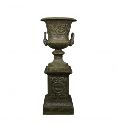 Gjutjärn piedestal - H: 112 cm Medici vase