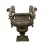 Medicis angelots H cast iron vase: 99 cm