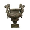  Vaso de ferro fundido Medicis querubins H: 99 cm - Vasos De Medicis - 