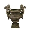  Medicis cast iron vase cherubs H: 99 cm - Medici Vases - 