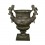 Iron cast iron medici vase with angels - H: 52 cm