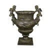  Vaso de ferro fundido Medicis para os querubins - H: 52 cm - Vasos De Medicis - 