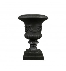 Medici cast iron vase - H: 34 cm