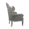 Sillón barroco gris satinado - Muebles barrocos - 