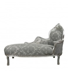 Chaise Longue barroco gris