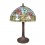 Tiffany lamp with bamboo flowers