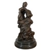 Scultura in bronzo della Dea greca Hebe - le Statue del mitologico