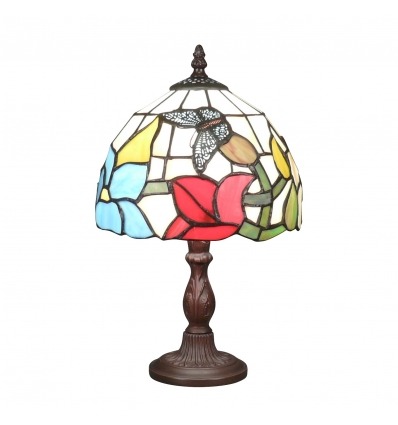 Lampa Tiffany med en fjäril - Tiffany lampor