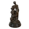 Bronzeskulptur der griechischen Göttin Hebe - Mythologische Statue